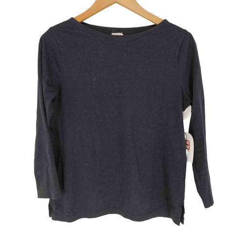 ギャルリーヴィー GALERIE VIE ファインコットン ボートネックプルオーバー レディース  S